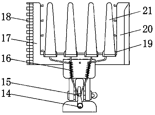 Spinning type soil loosening device for cultivation of sugarcane