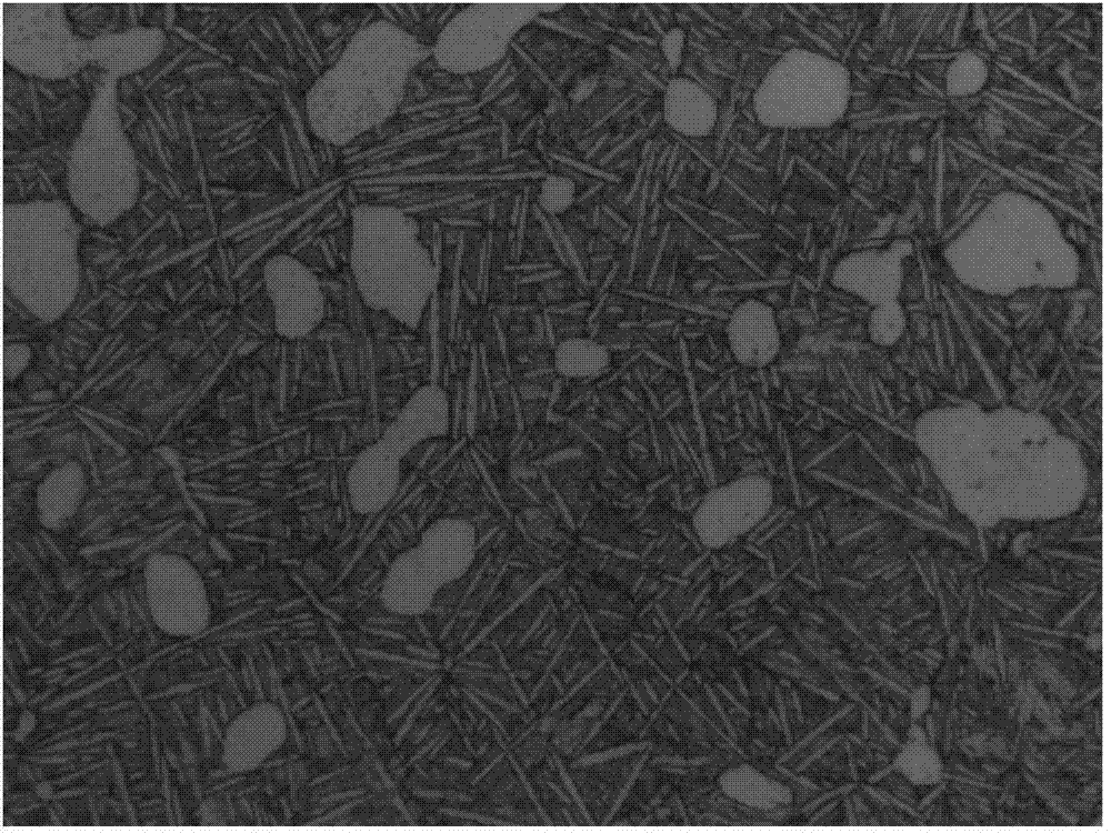 Repeated annealing and spheroidizing method of flake alpha in near alpha titanium alloy hybrid structure