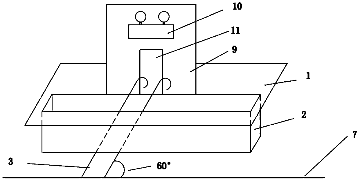 Escape device for tunnel fire disaster