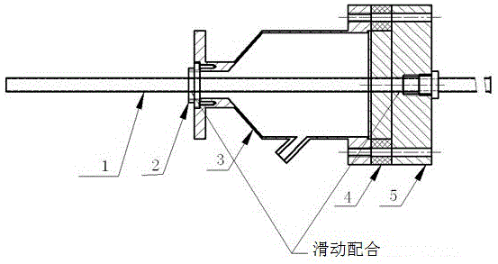 Dry optical fiber ribbon loose tube air blowing molding device