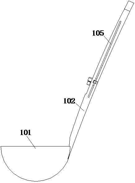 Spoon capable of sensing oil temperature