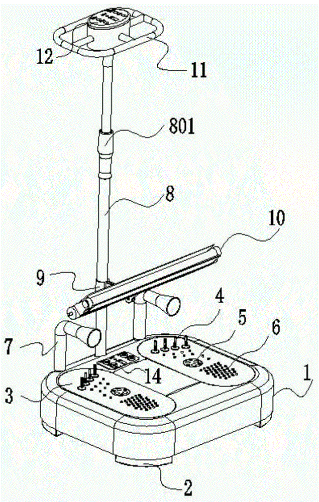 A multifunctional foot cleaning and massage device