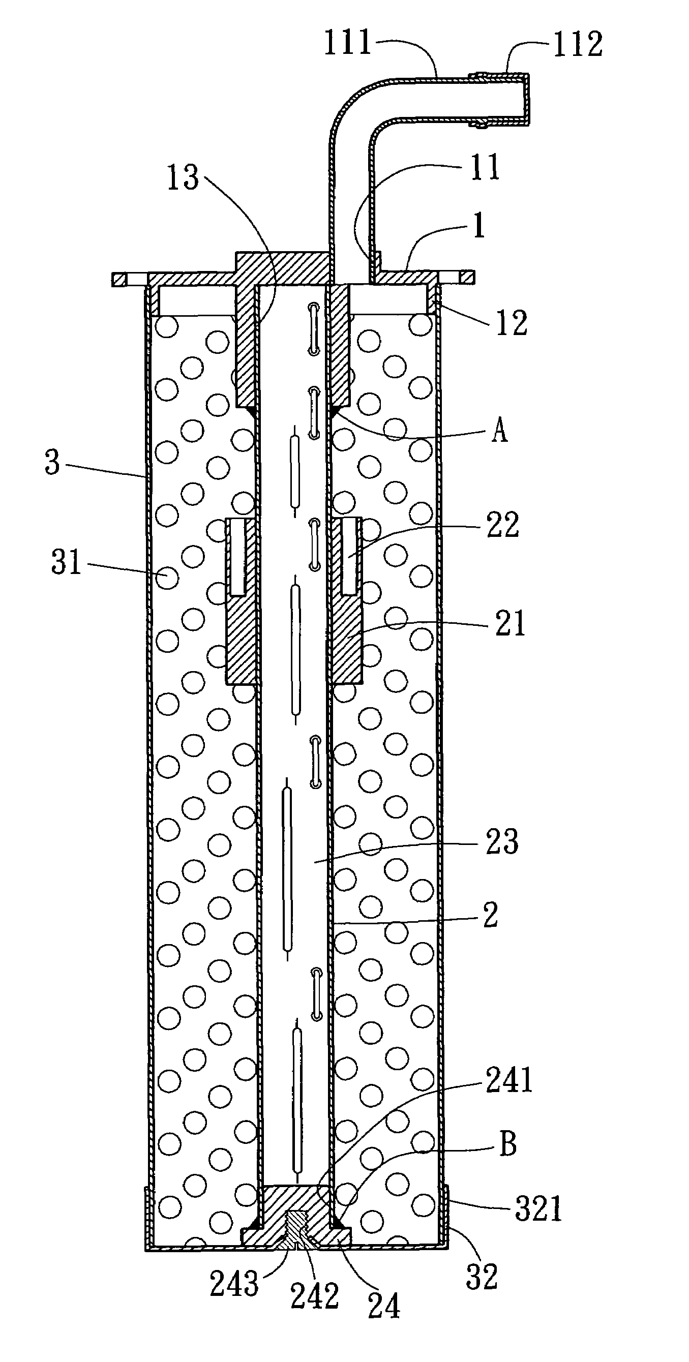 Vehicle cesspool lever sensor