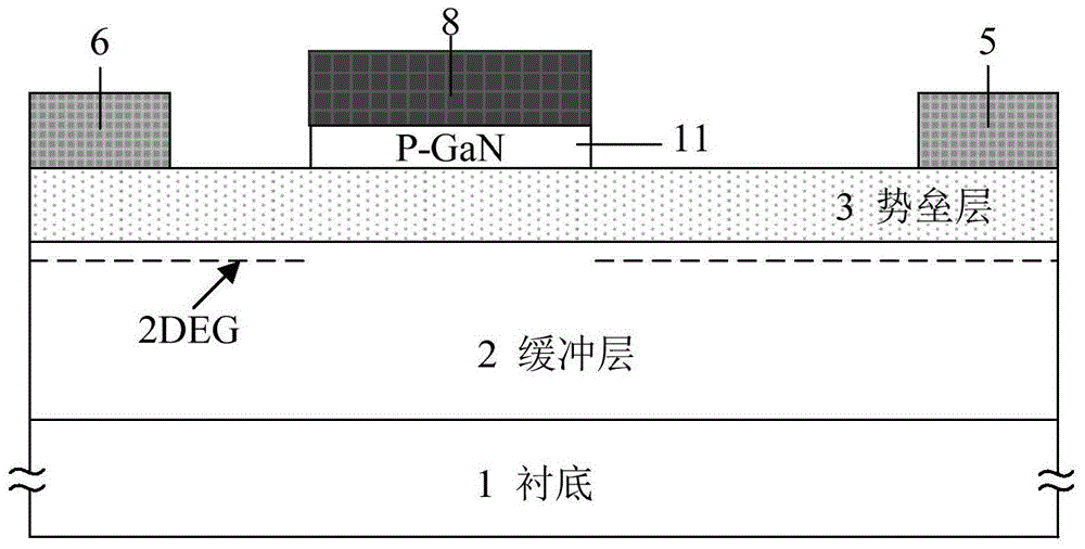 Enhancement mode HEMT (high electron mobility transistor) device