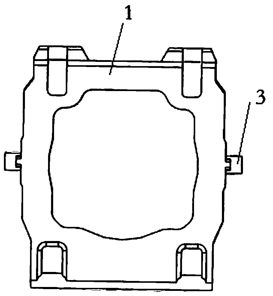 Automatic assembly machine for scissor foot