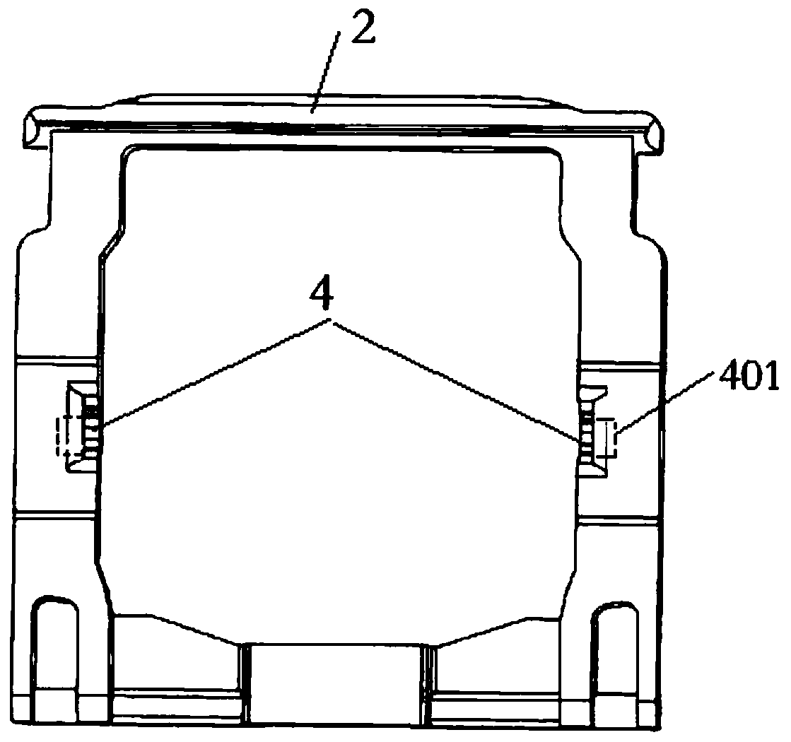 Automatic assembly machine for scissor foot