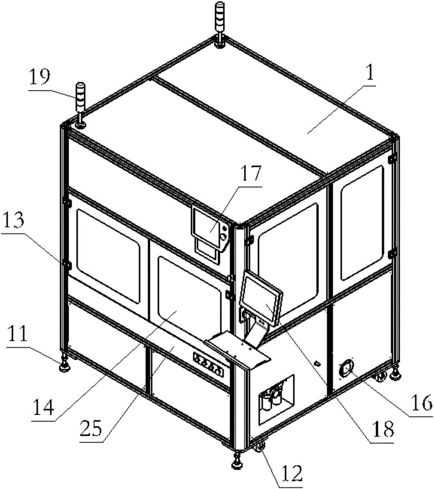 Full-automatic plastic tray transferring machine