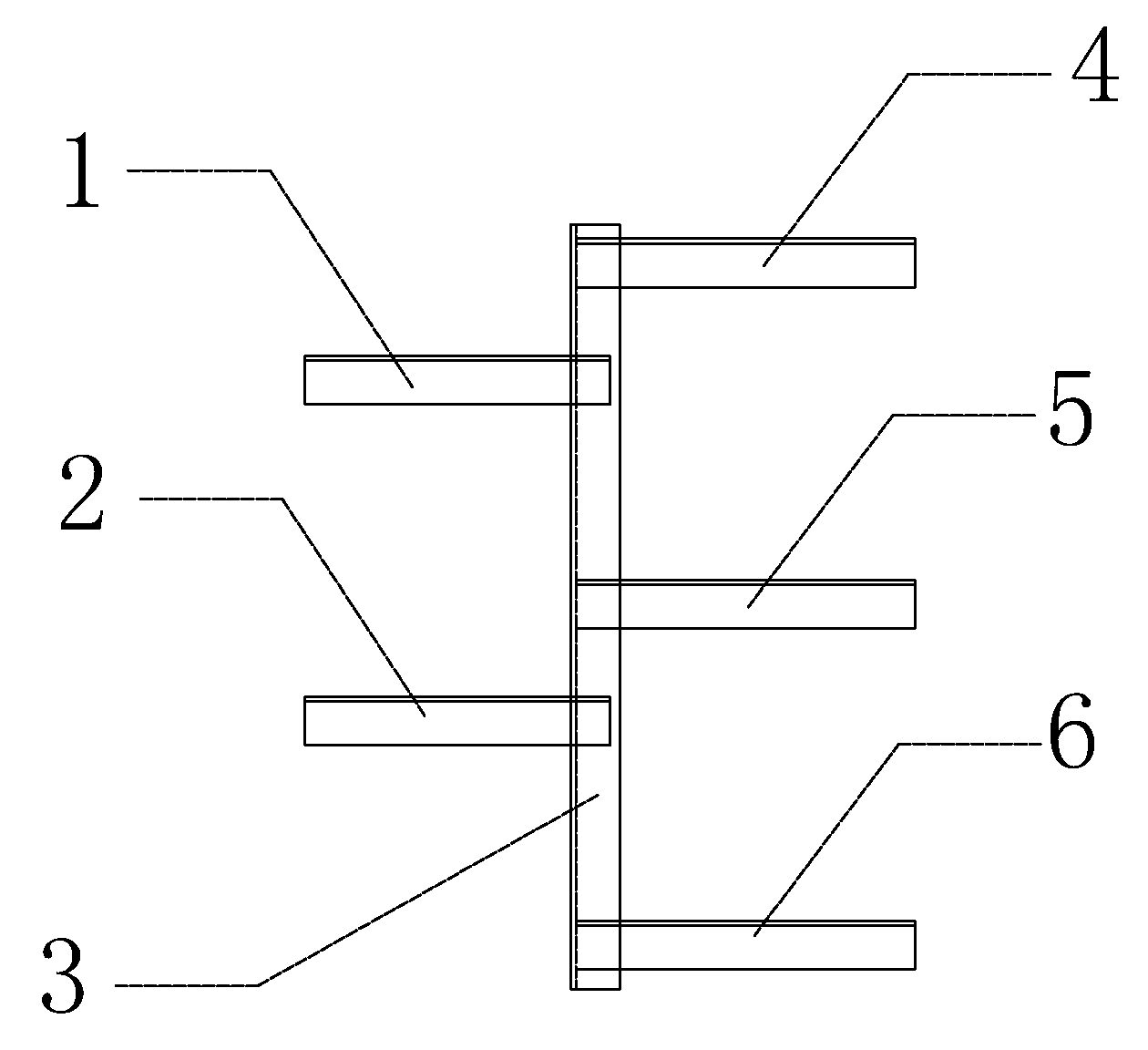 Trolley line support and manufacturing method thereof