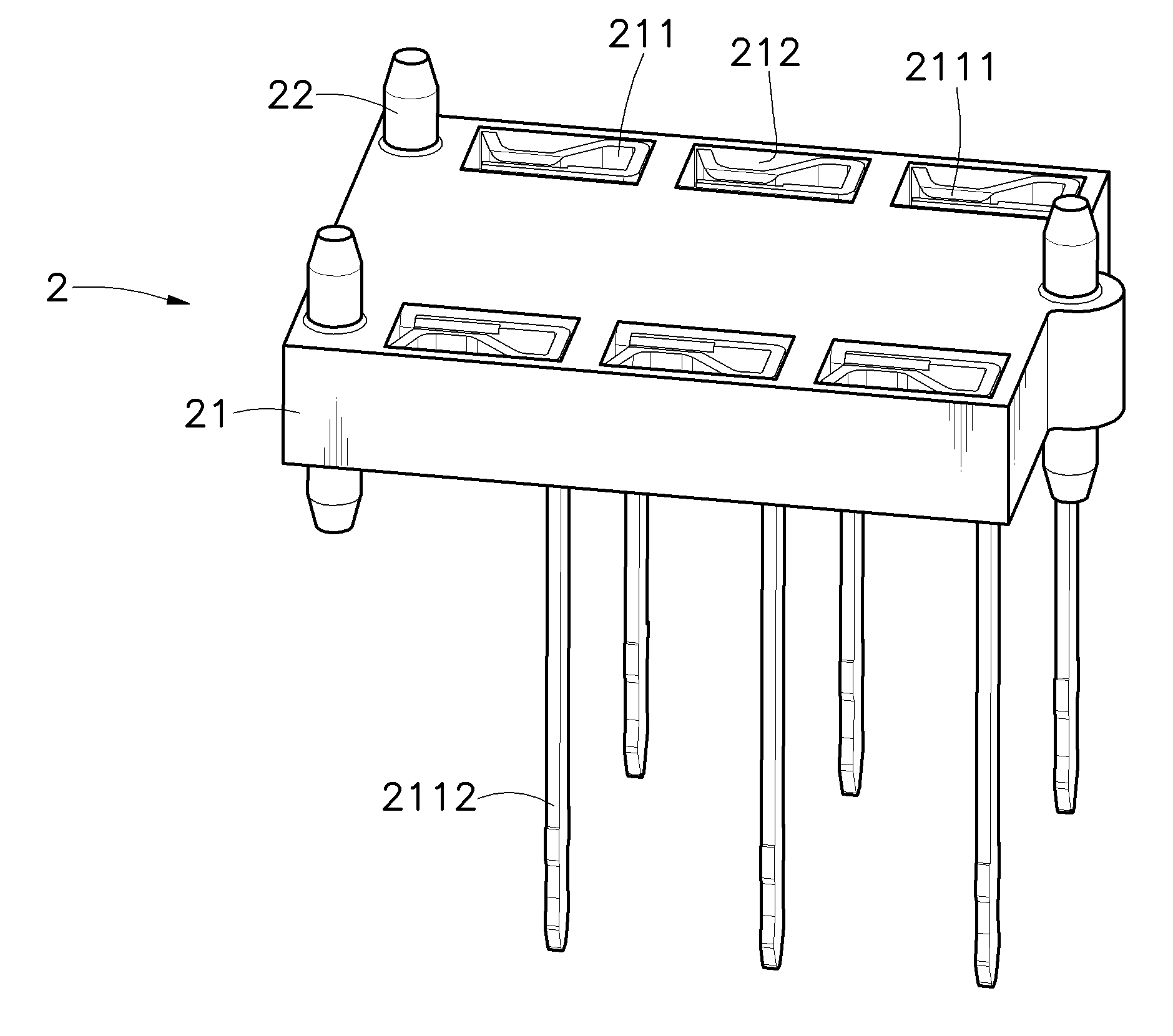 Stacked microphone jack assembly