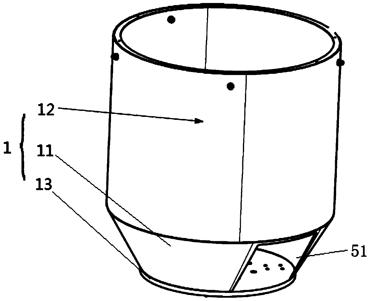 A tea rehydration mixer