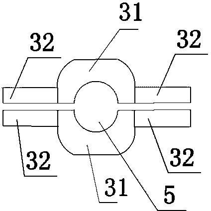 Vertical cable paying-off device