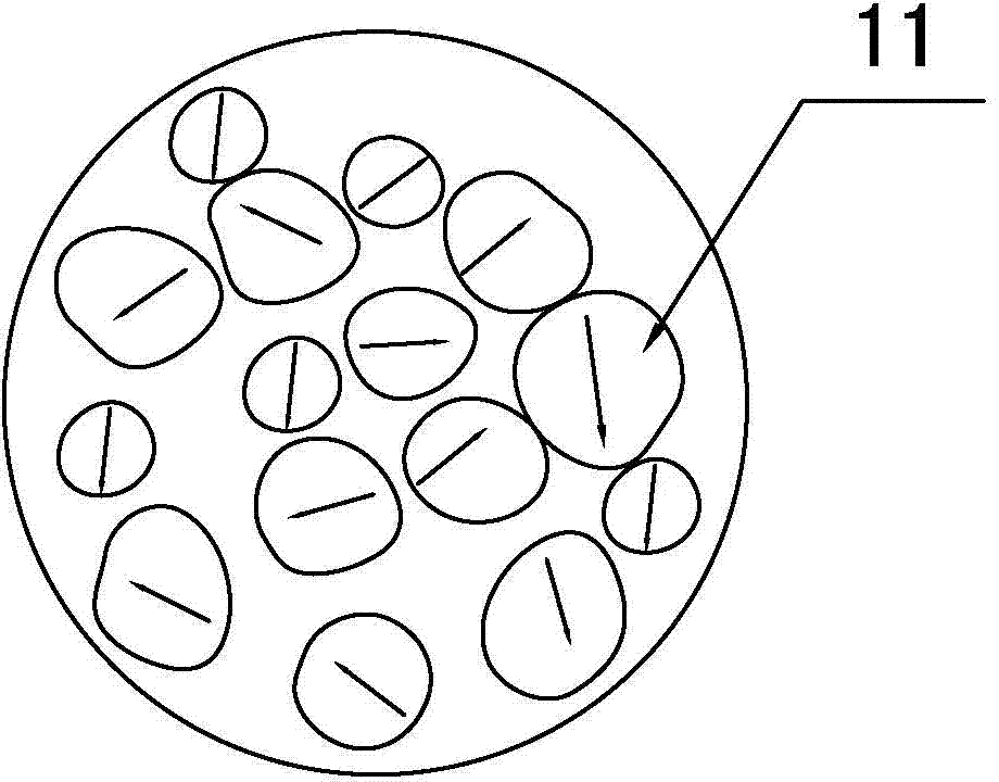 Granulation method of sintered neodymium iron boron powder materials