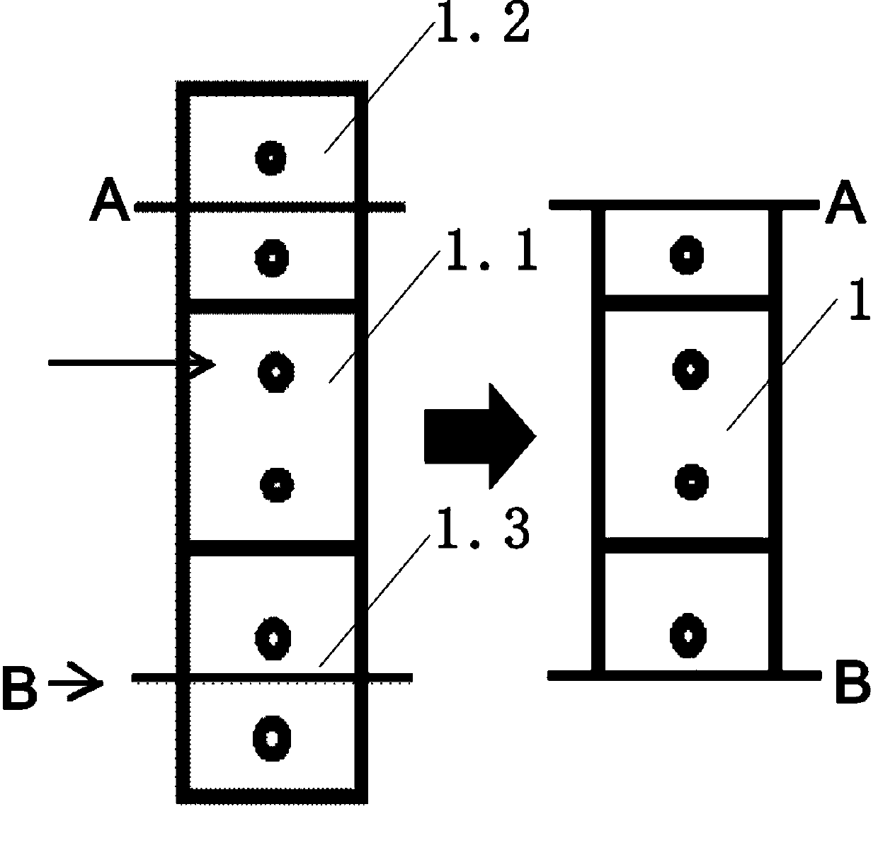 Concrete temperature field simulating calculation method based on pouring block