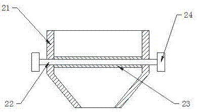 Horizontal type new material color master batch drying device