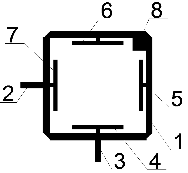 Dual-mode band-pass filter with compact structure