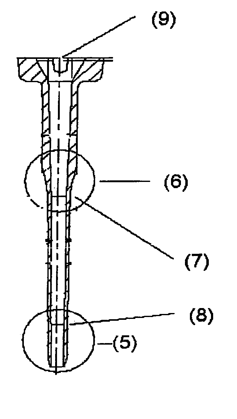 Injection moulding of a catheter