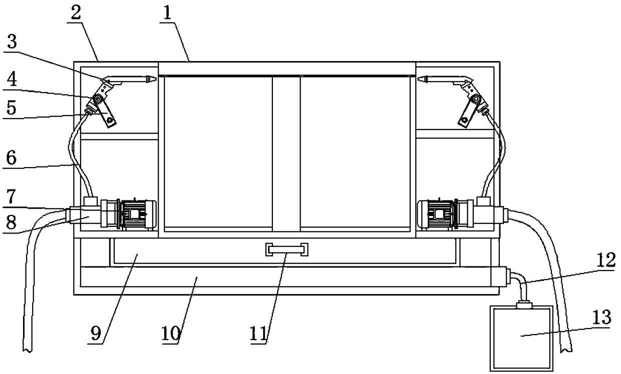 Automatic window washing machine facilitating cleaning