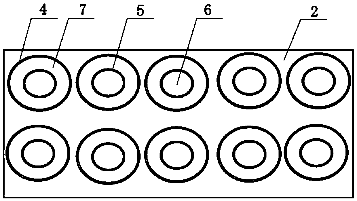 Sargassum thunbergii proliferation reef system and application method thereof