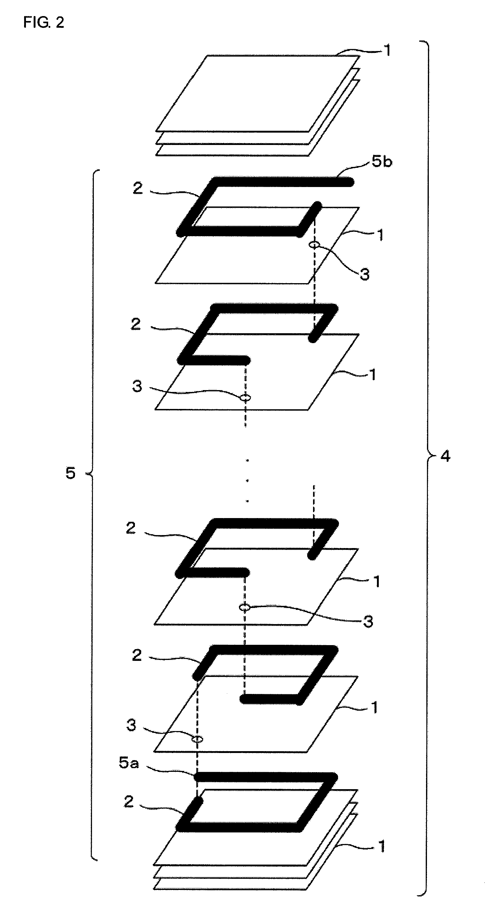 Photosensitive glass paste and multilayer wiring chip component