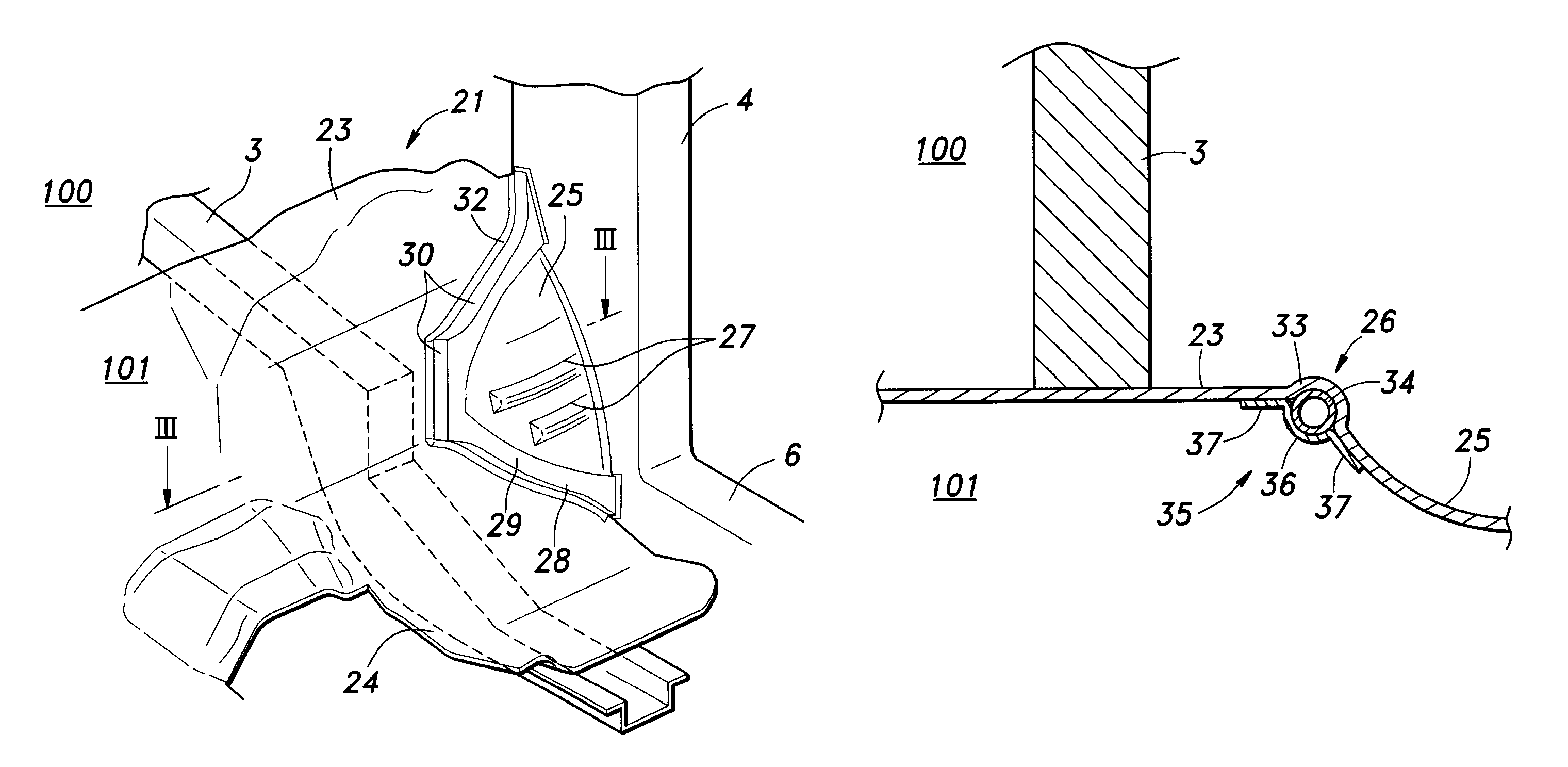 Automotive vehicle body structure