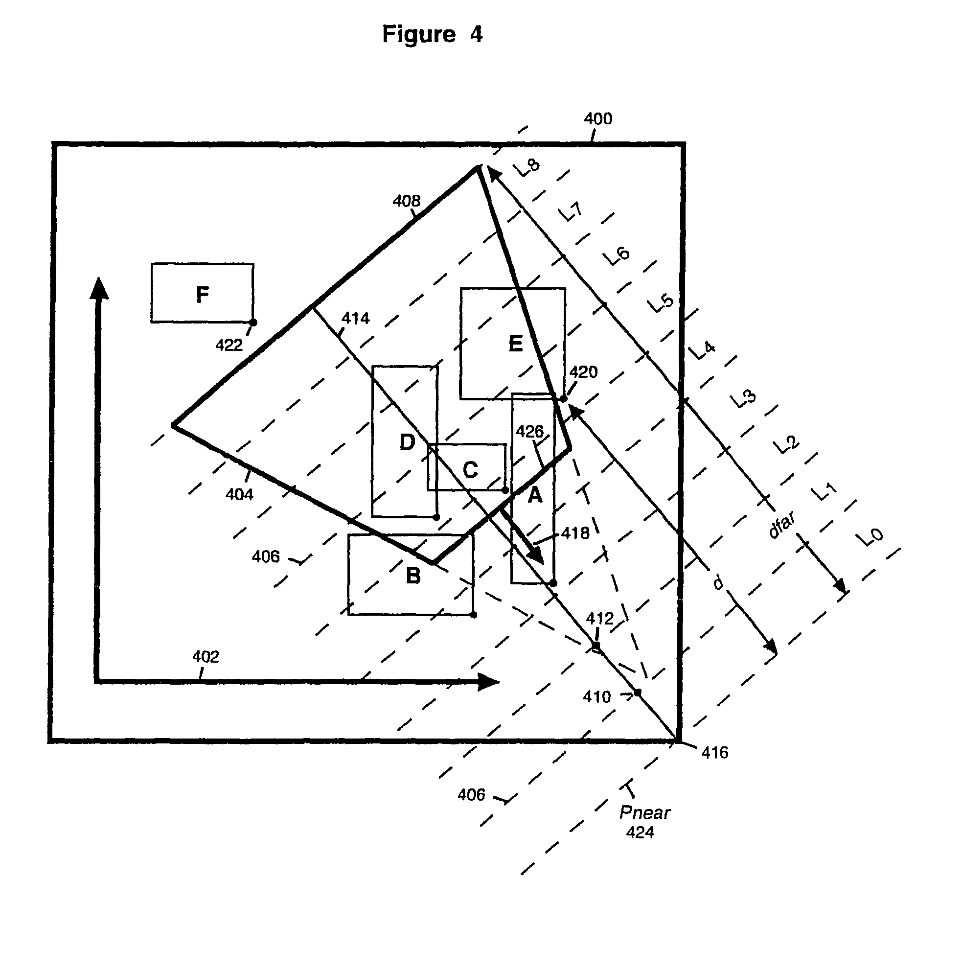 System, method and computer program product for updating a far clipping plane in association with a hierarchical depth buffer