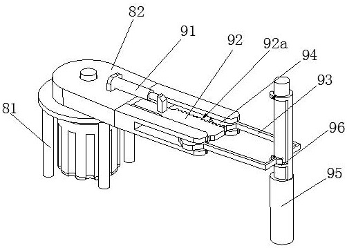 Device for painting pigment and paint on surfaces of automotive interior trim part made of rattan veneers