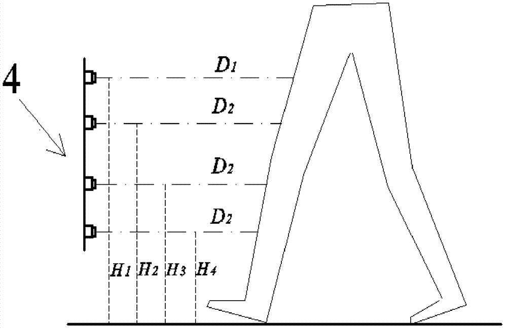 Real-time detecting method for knee joint angles and device