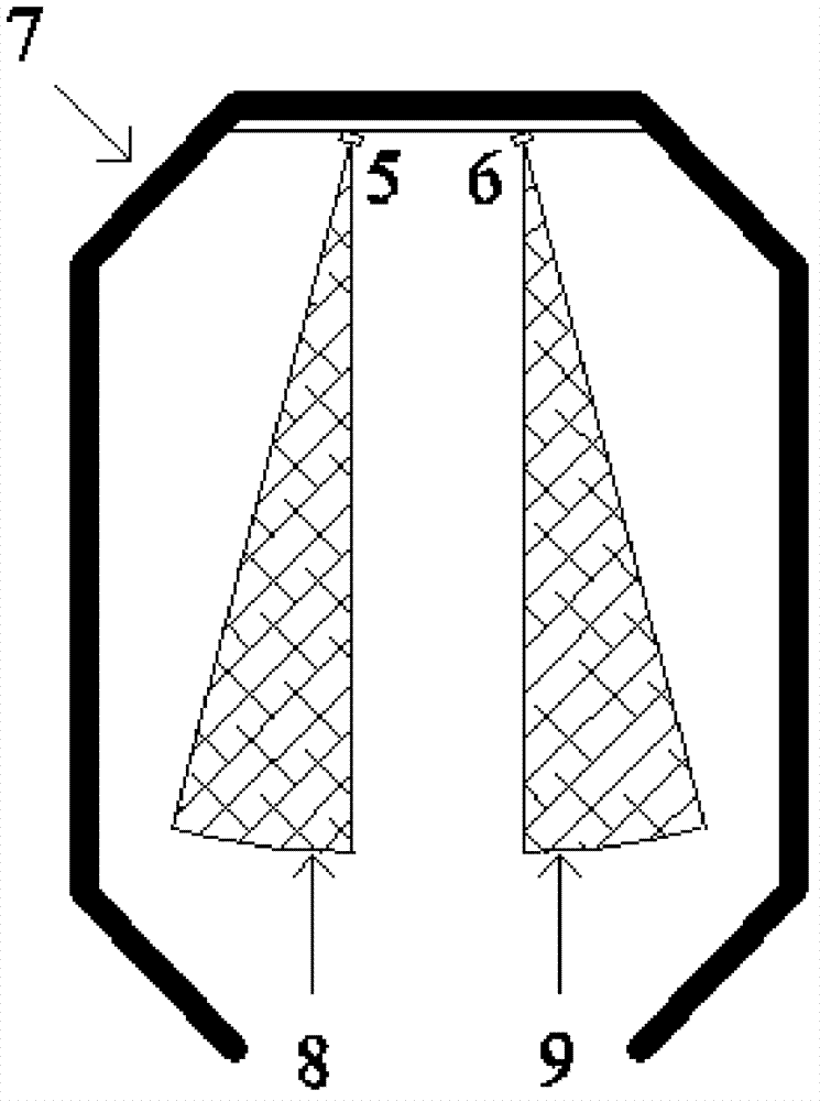 Real-time detecting method for knee joint angles and device