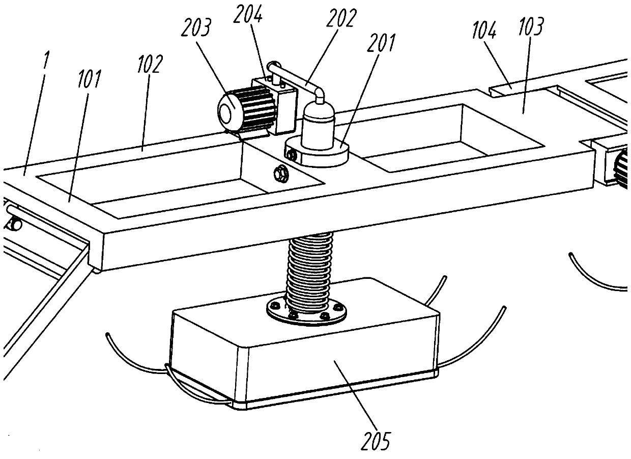 Glass curtain wall cleaning robot capable of automatically crossing obstacles and using method thereof