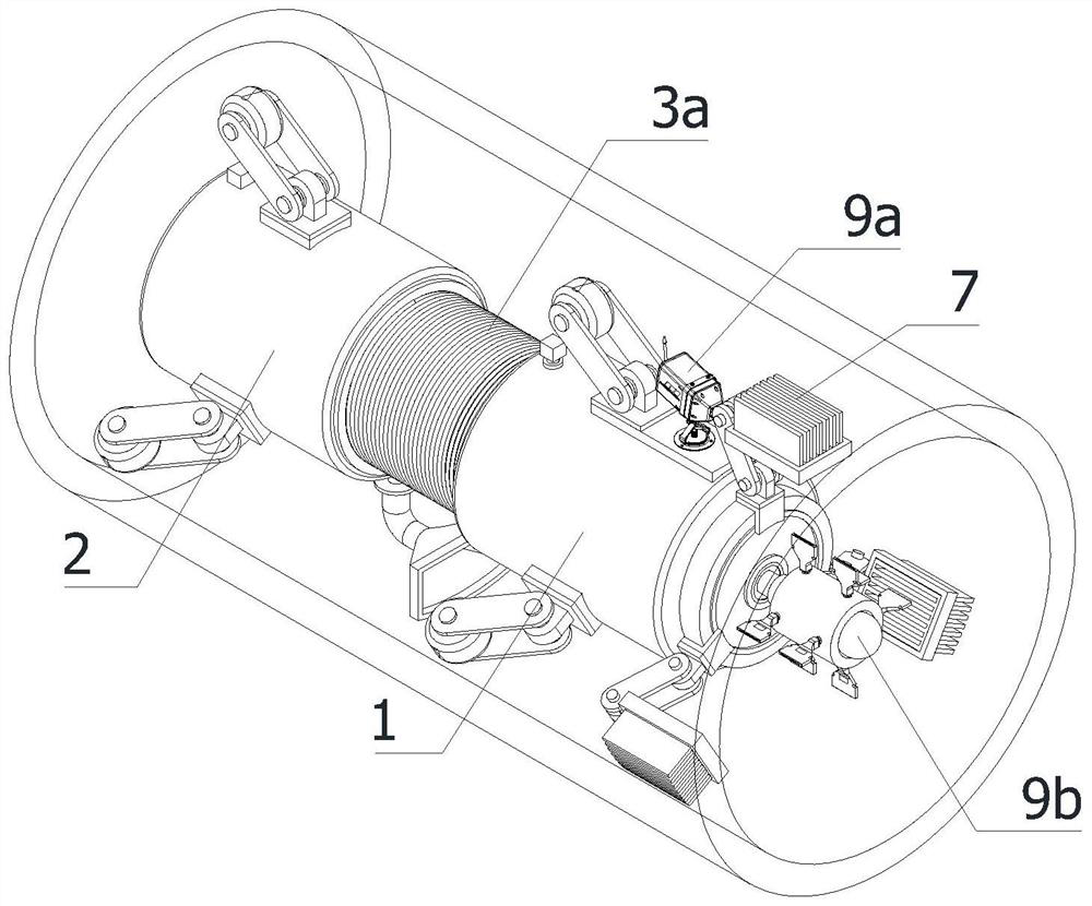 Intelligent control mechanism of petroleum pipeline inner cleaning device