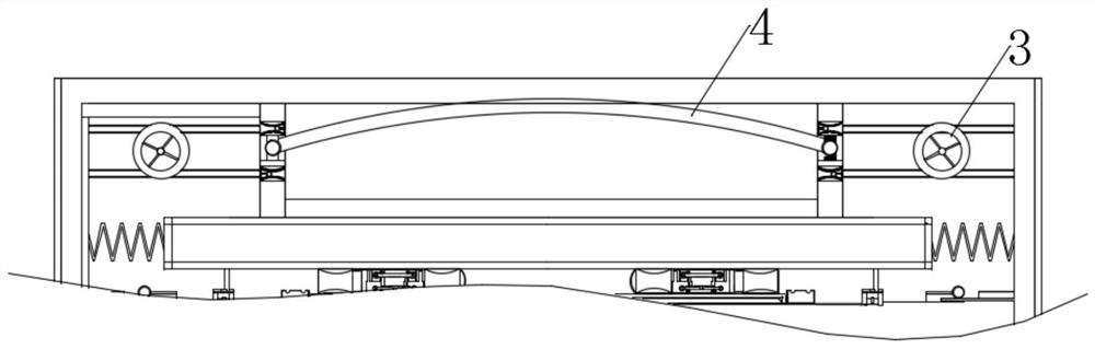 Glass curtain wall equipment capable of avoiding shaking and secondary pollution caused by wind speed