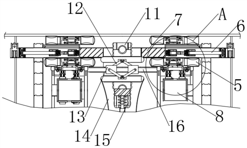 Glass curtain wall equipment capable of avoiding shaking and secondary pollution caused by wind speed