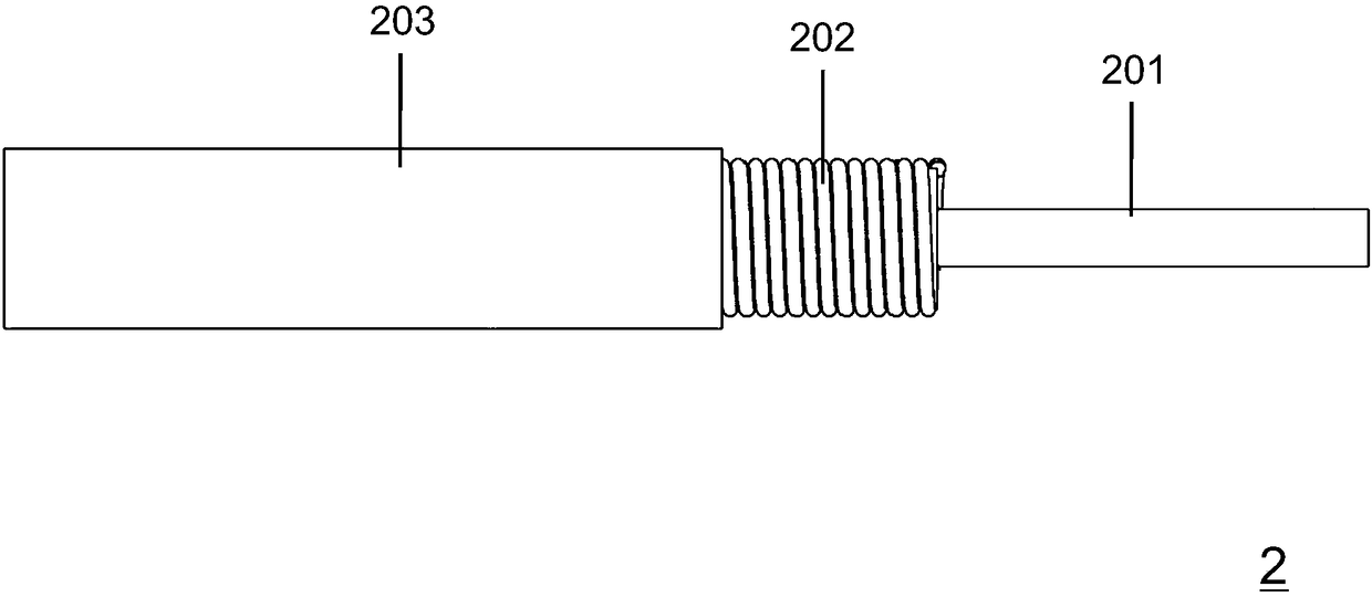 Gastrointestinal endoscope surgery needle holding clamp having electrocoagulation function