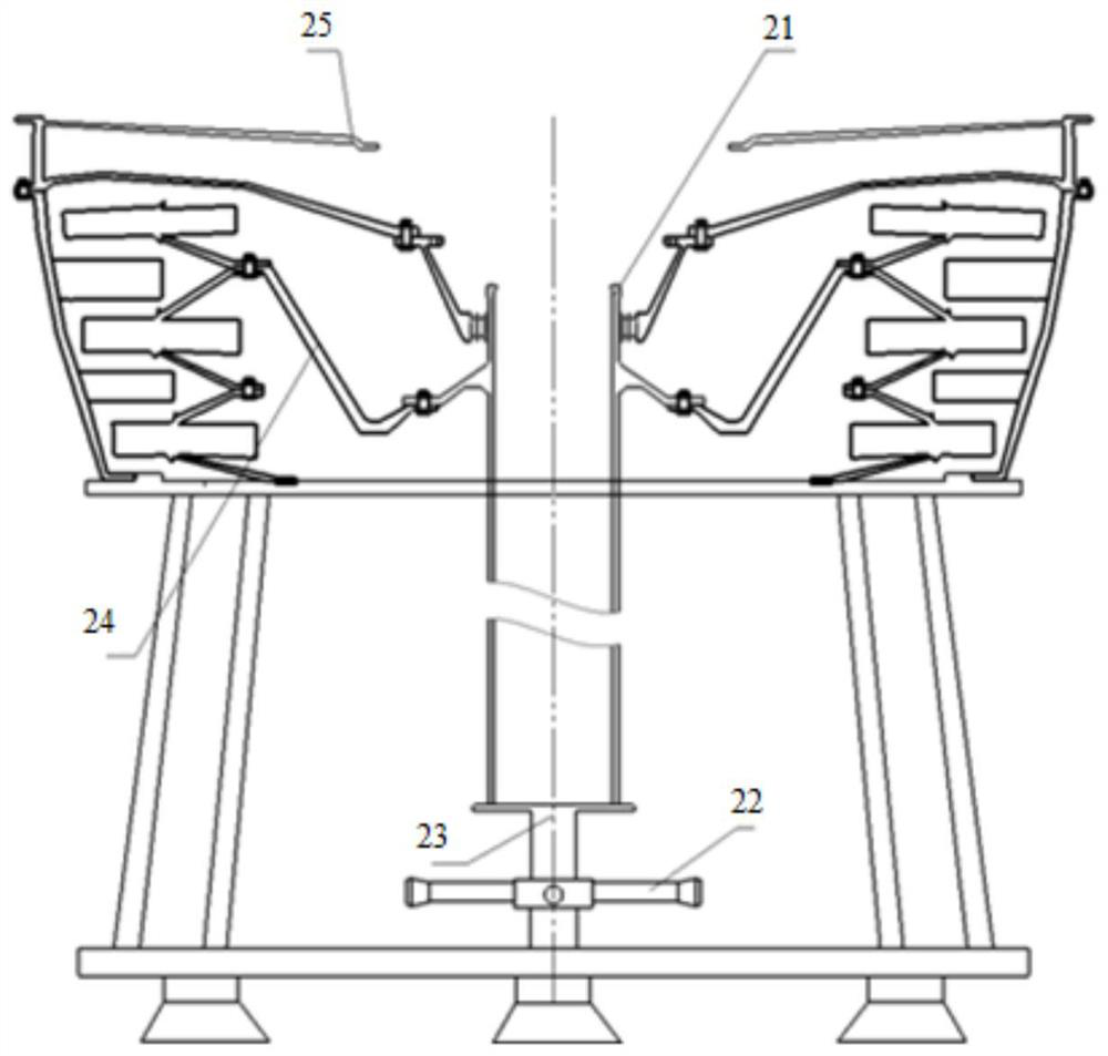 A device and method for precise positioning of a rotary-type rotor-stator bearing a large axial load