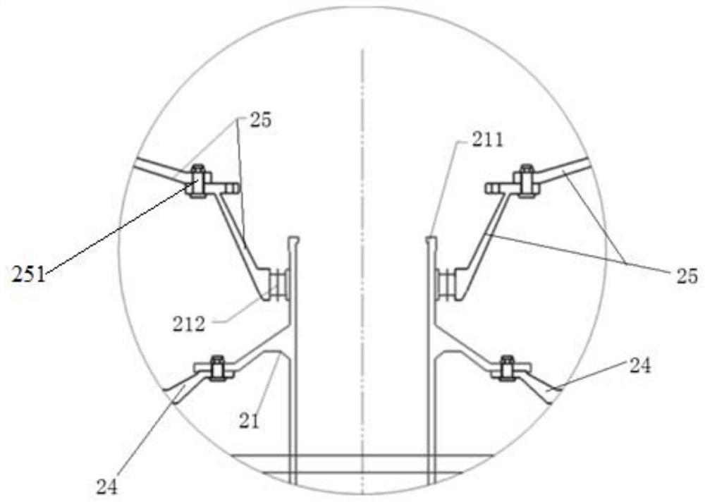 A device and method for precise positioning of a rotary-type rotor-stator bearing a large axial load