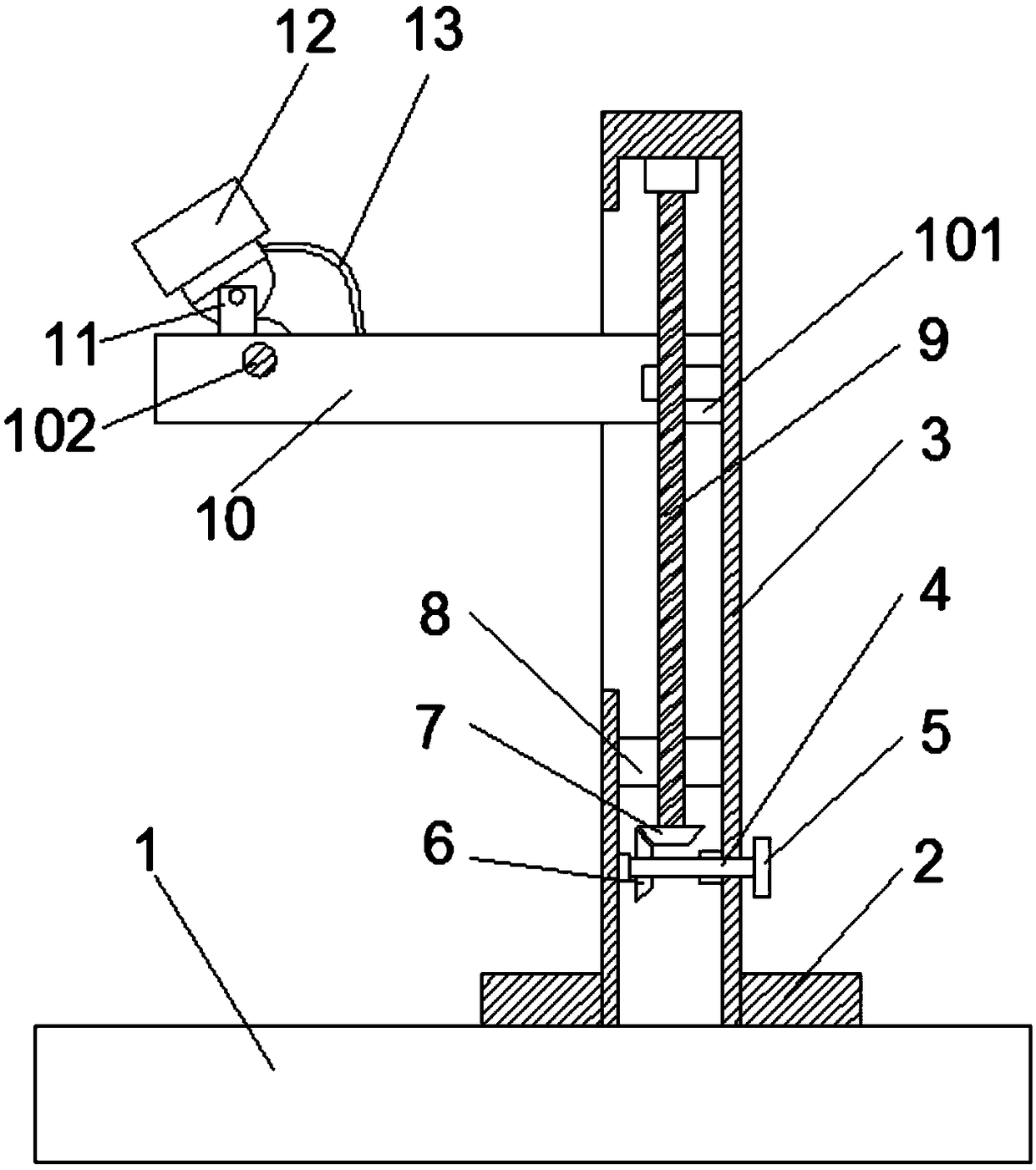 High-tech energy light source fixing device