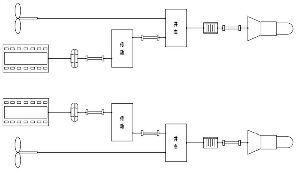 Hierarchical ship transmission device sketch design method