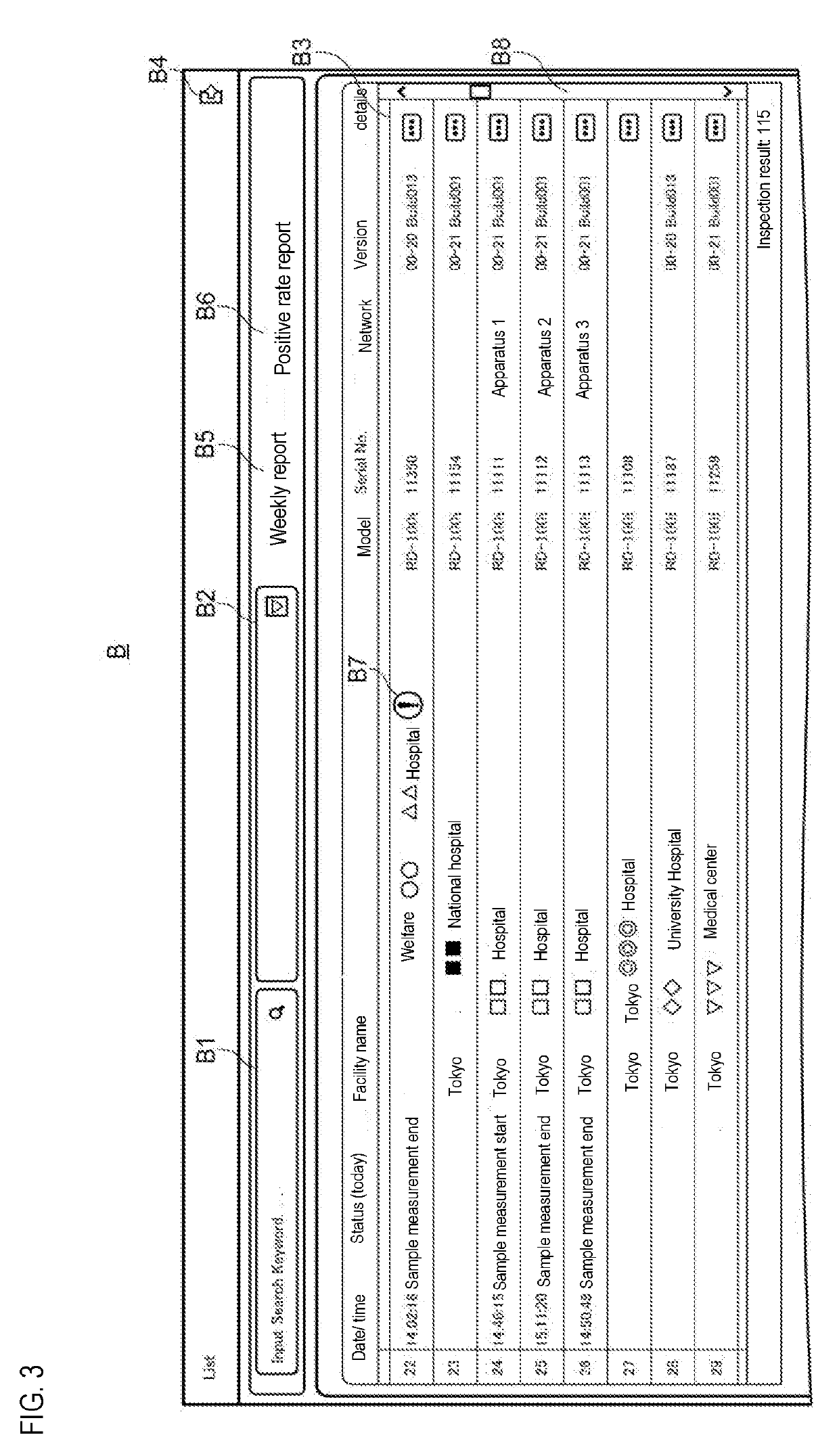 Apparatus for generating monitoring data of sample analyzer, sample analyzing apparatus, monitoring data generation system of sample analyzer, method of generating monitoring data of sample analyzer, and monitoring method of sample analyzer