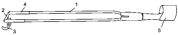 Anchor type bipolar electric cutting ring