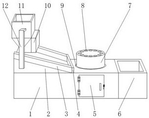 Circulating feeding device for air spring production