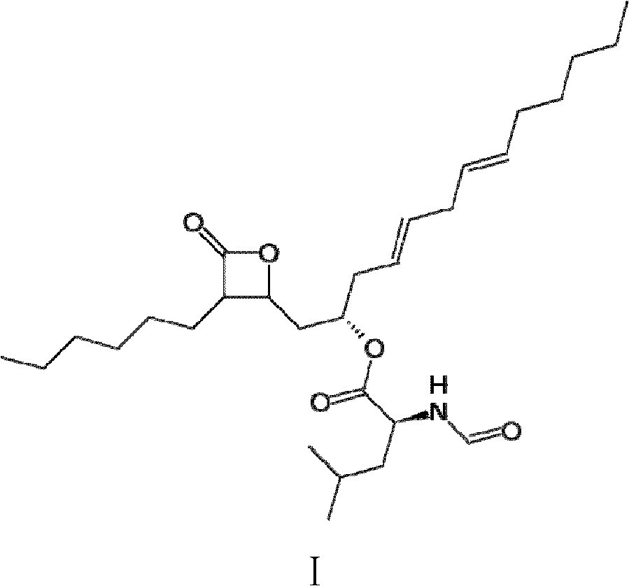 Method for production of lipstatin through fermentation