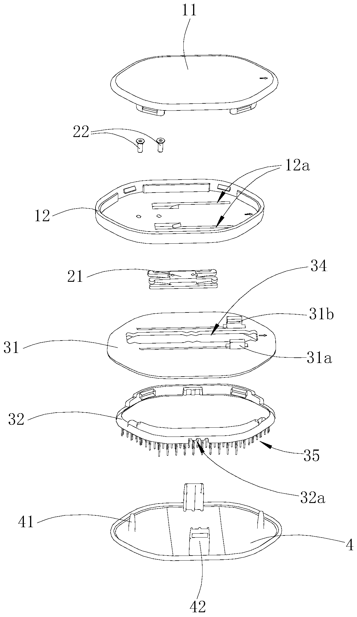 Telescopic comb