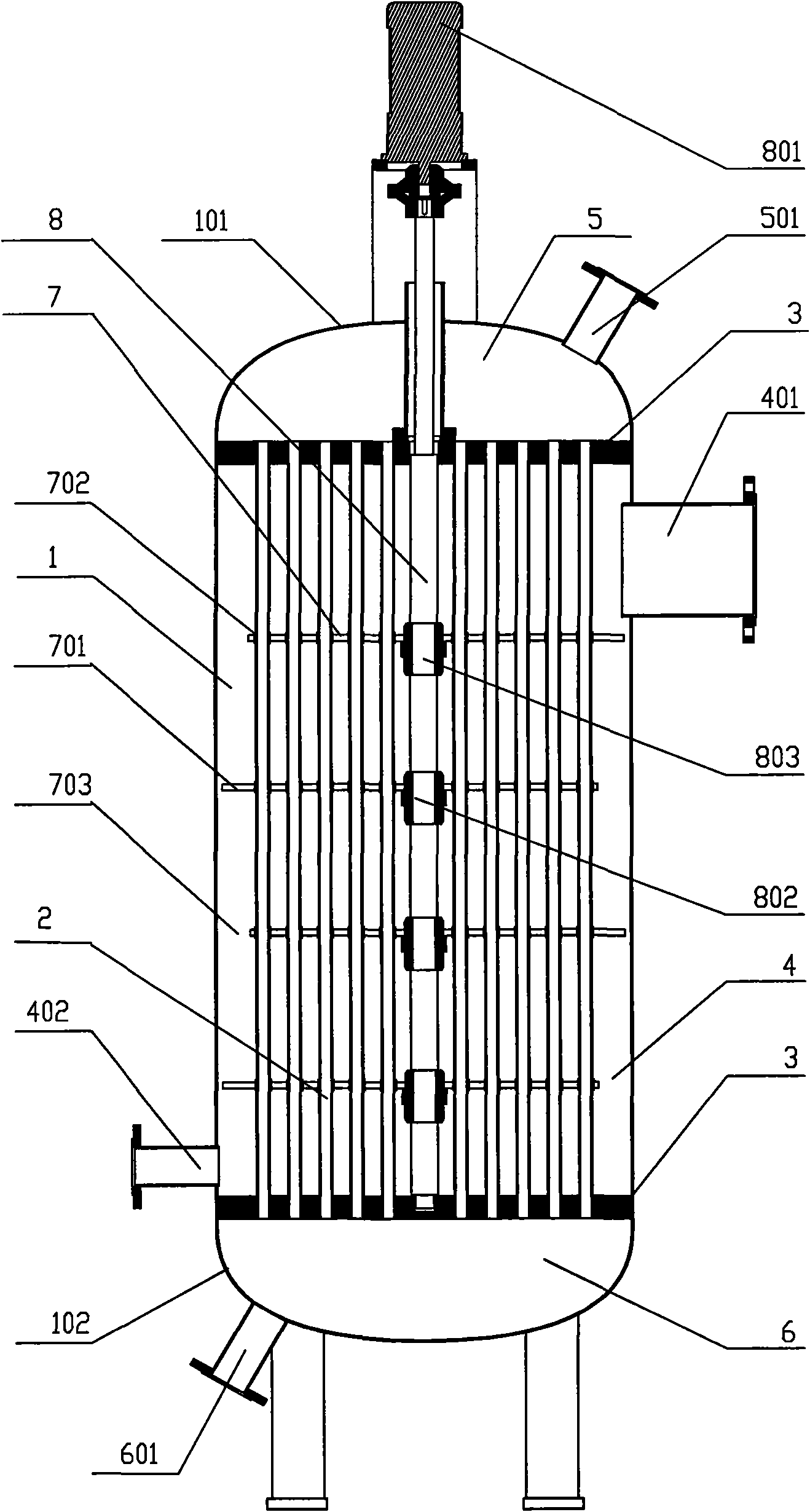 Self-cleaning heat exchanger