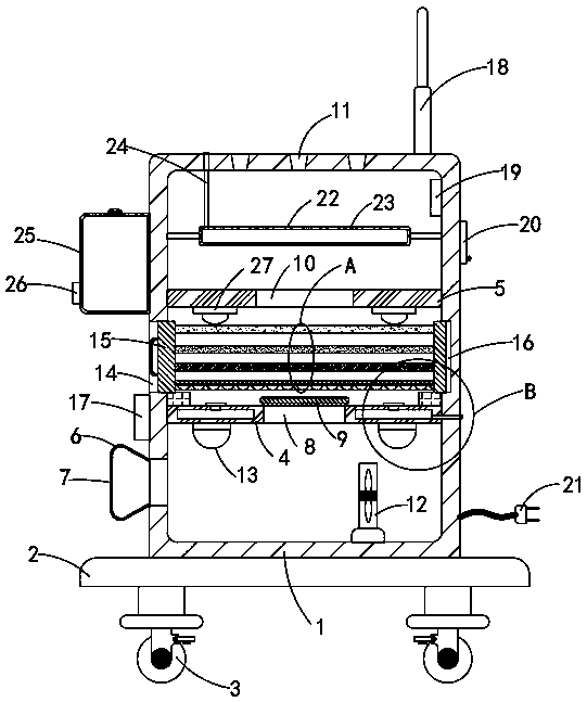 Air purification device for smart home and purification method of air purification device