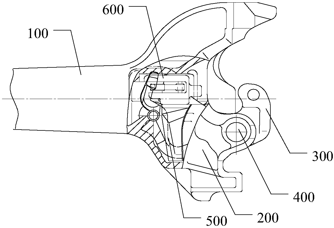 Locomotive vehicle, vehicle hook and hook body