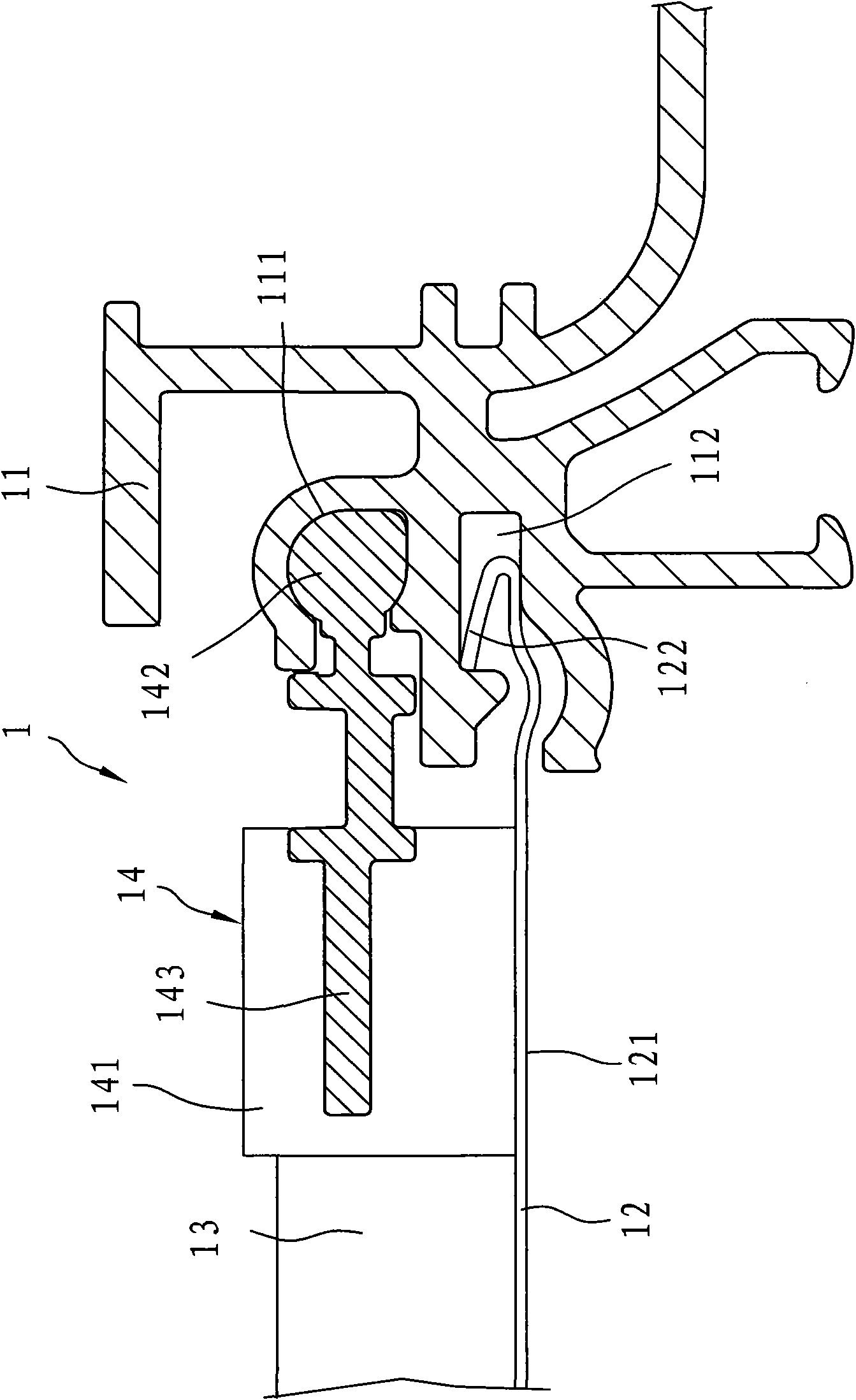 Slide block guider of curtain