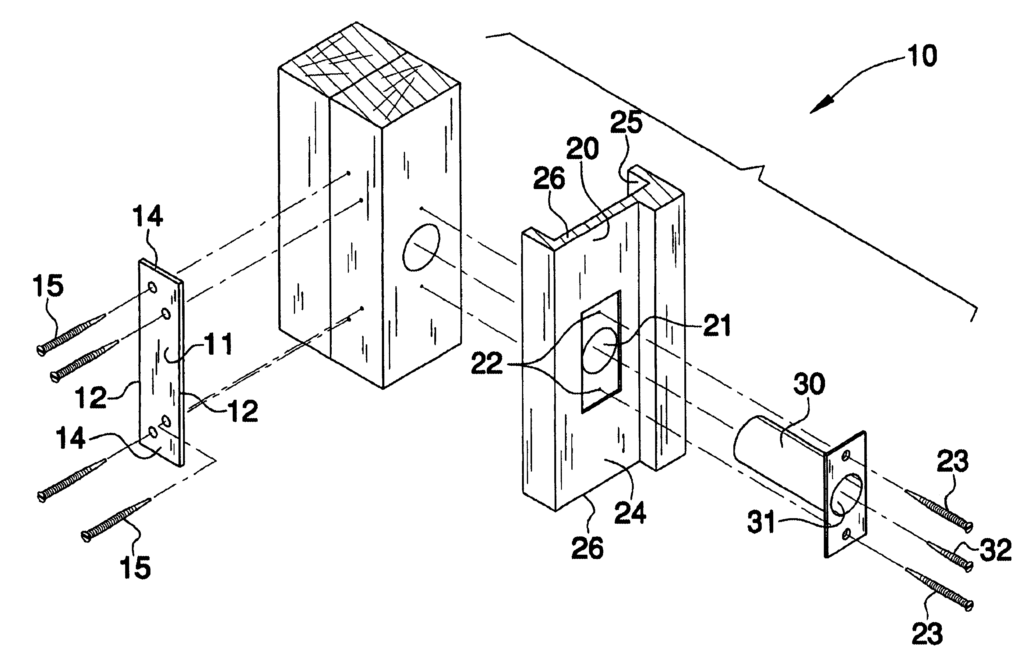 Strike plate assembly for a dead bolt