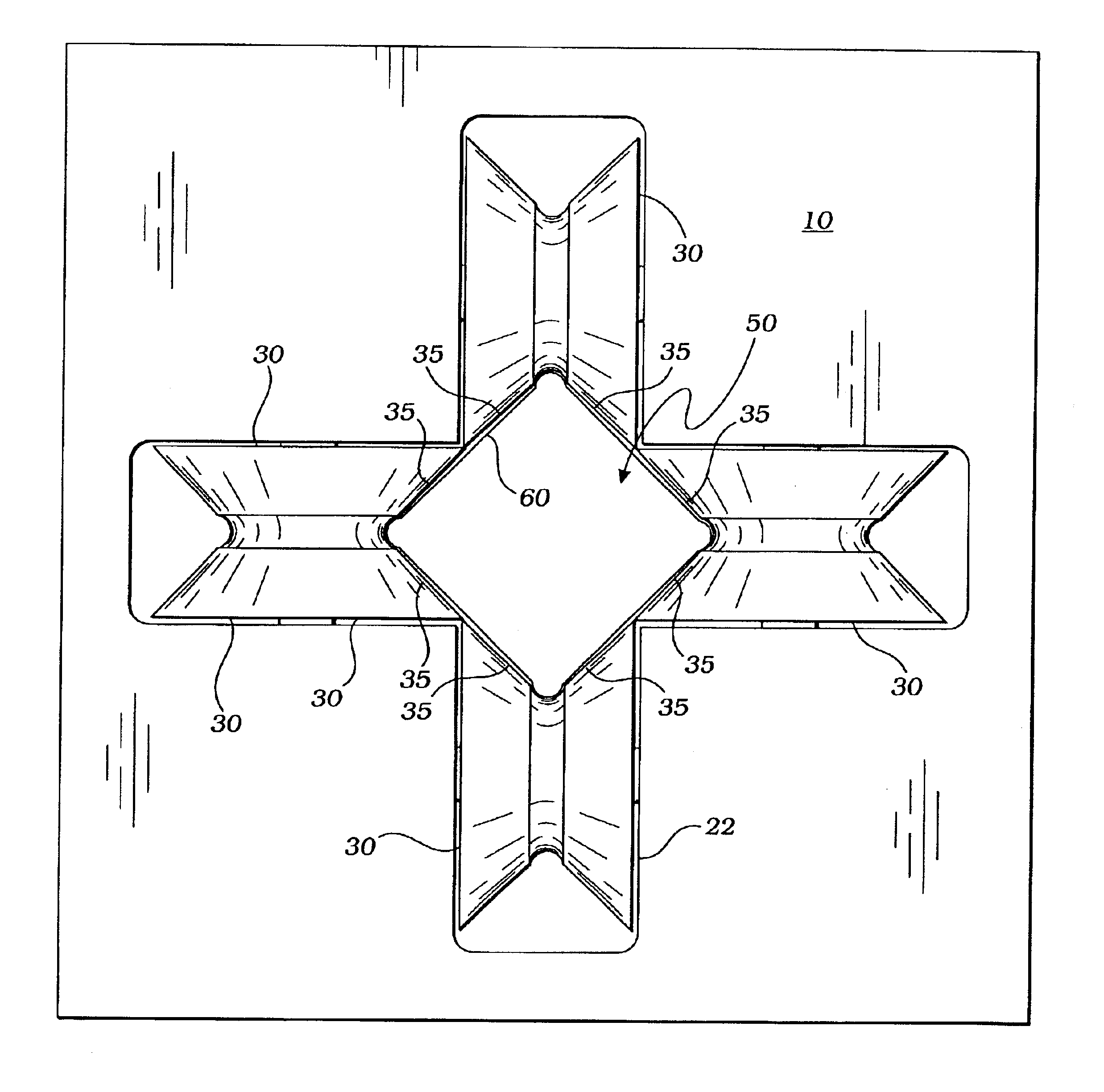 Tube compressing roller die