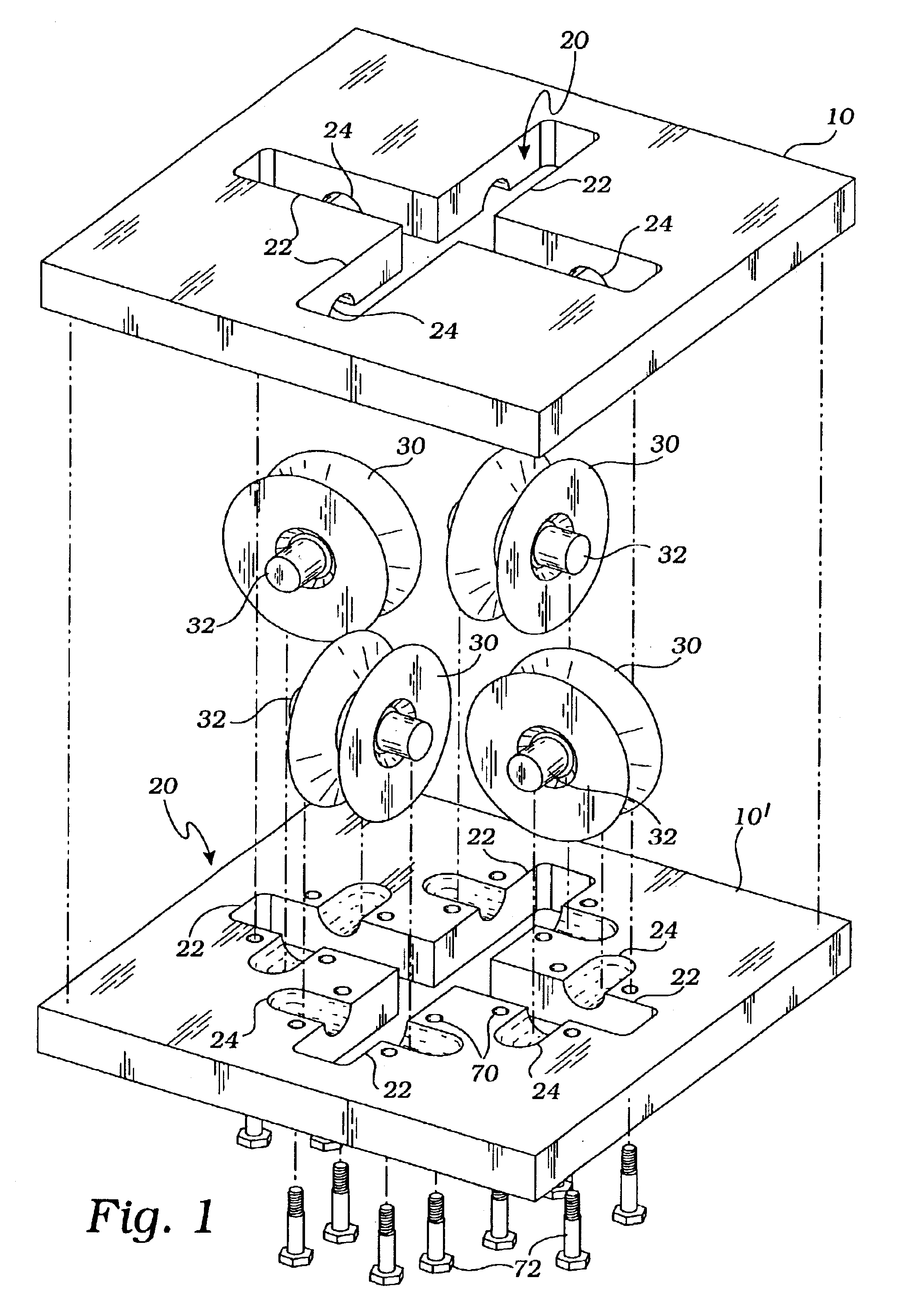 Tube compressing roller die