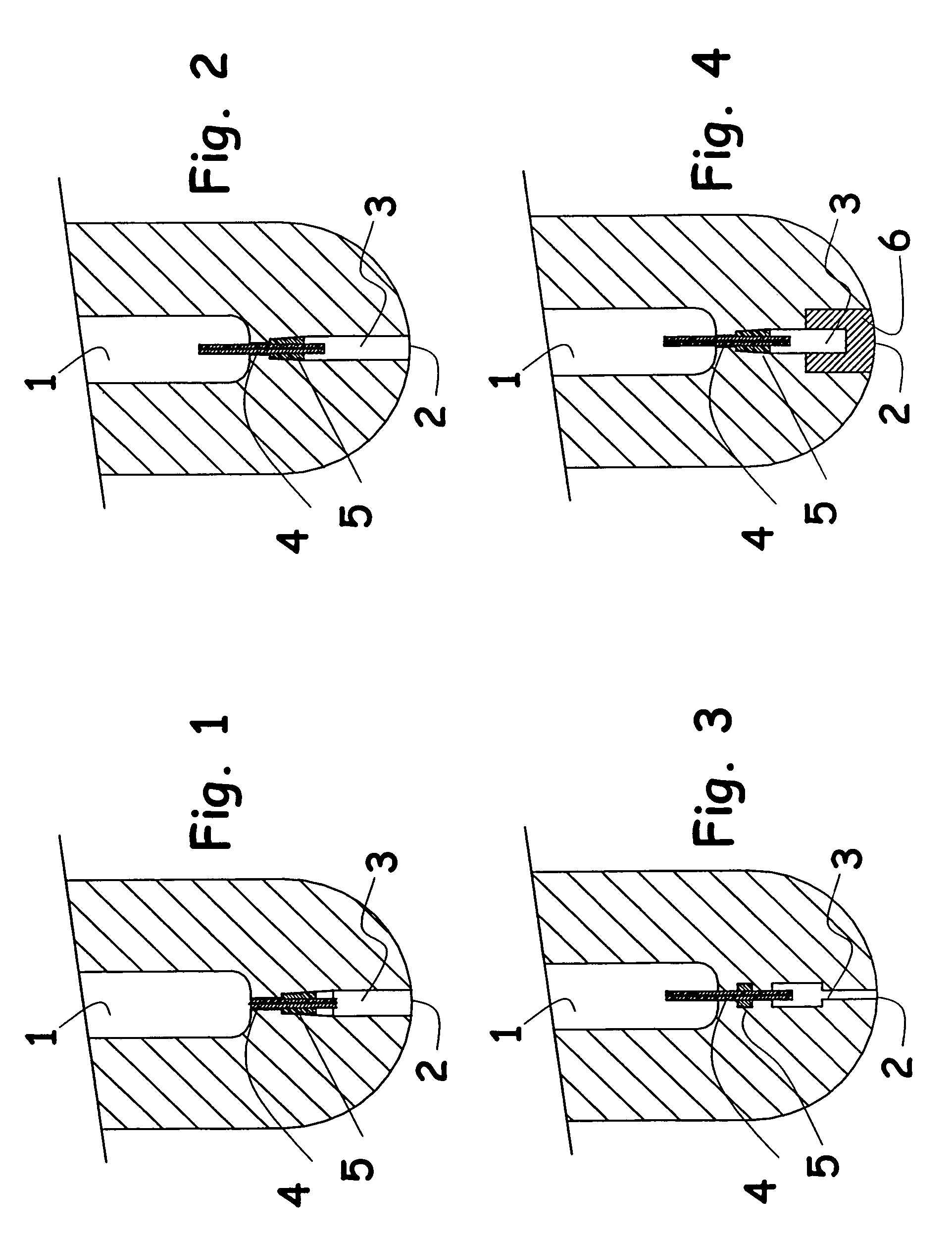 Stopper for reliable gas injection